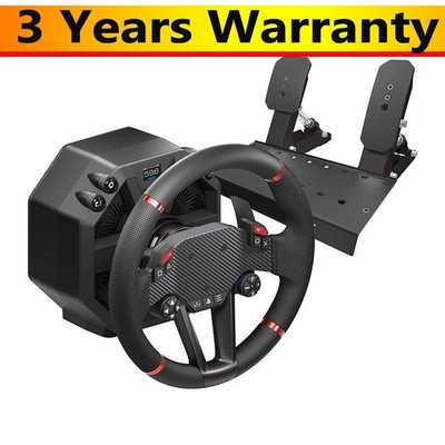 T598P Direct Drive Wheel Bundle w/ Wheel Base & Raceline Pedals LTE for PS5/PC