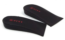 SINY  1-Layer Shoe Insoles Height Increase Taller Pad Cushion for Men Black L...