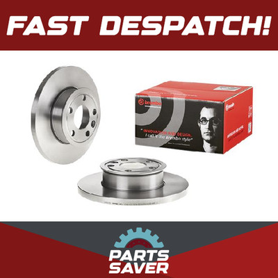 2x Brake Discs Pair Solid fits VW TRANSPORTER Mk4 2.0 Front 90 to 96 AAC 282mm