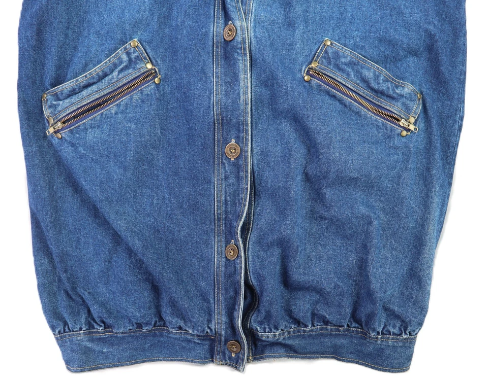 Abrigo chaqueta vaquera forrada larga para mujer US CURRENT SEEN 20 XXL 2XL Foto 2 de 4