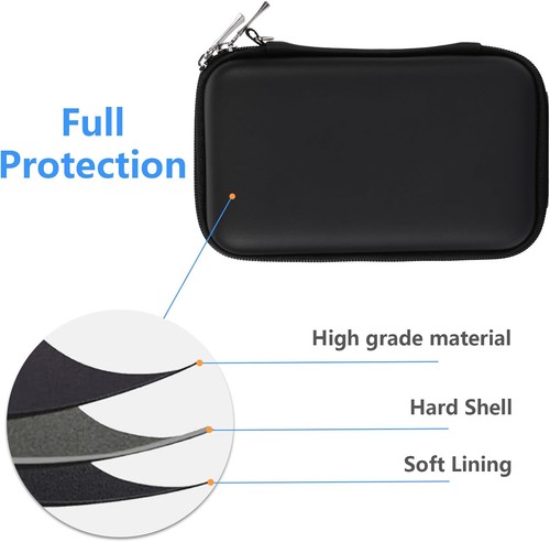 Waterproof External SSD Case Fits SanDisk 1TB Extreme Portable SSD and Cables - Afbeelding 6 van 7