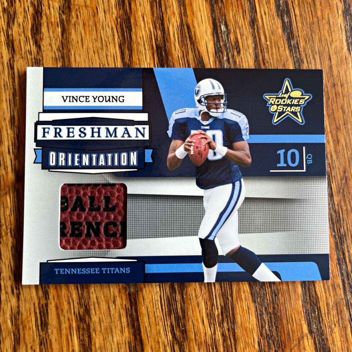 Donruss 2006 Leaf Rookies & Stars Vince Young Titans FO-6 Footballs /175