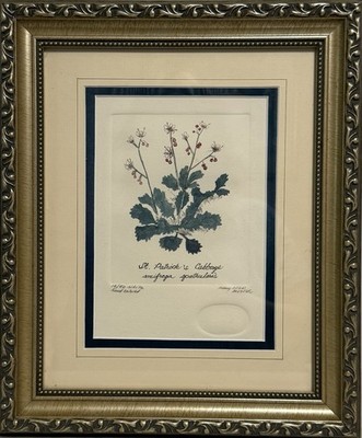 Mary E. Mueller Etching St. Patrick s Day Hand Colored Signed #12/60 12 X10 