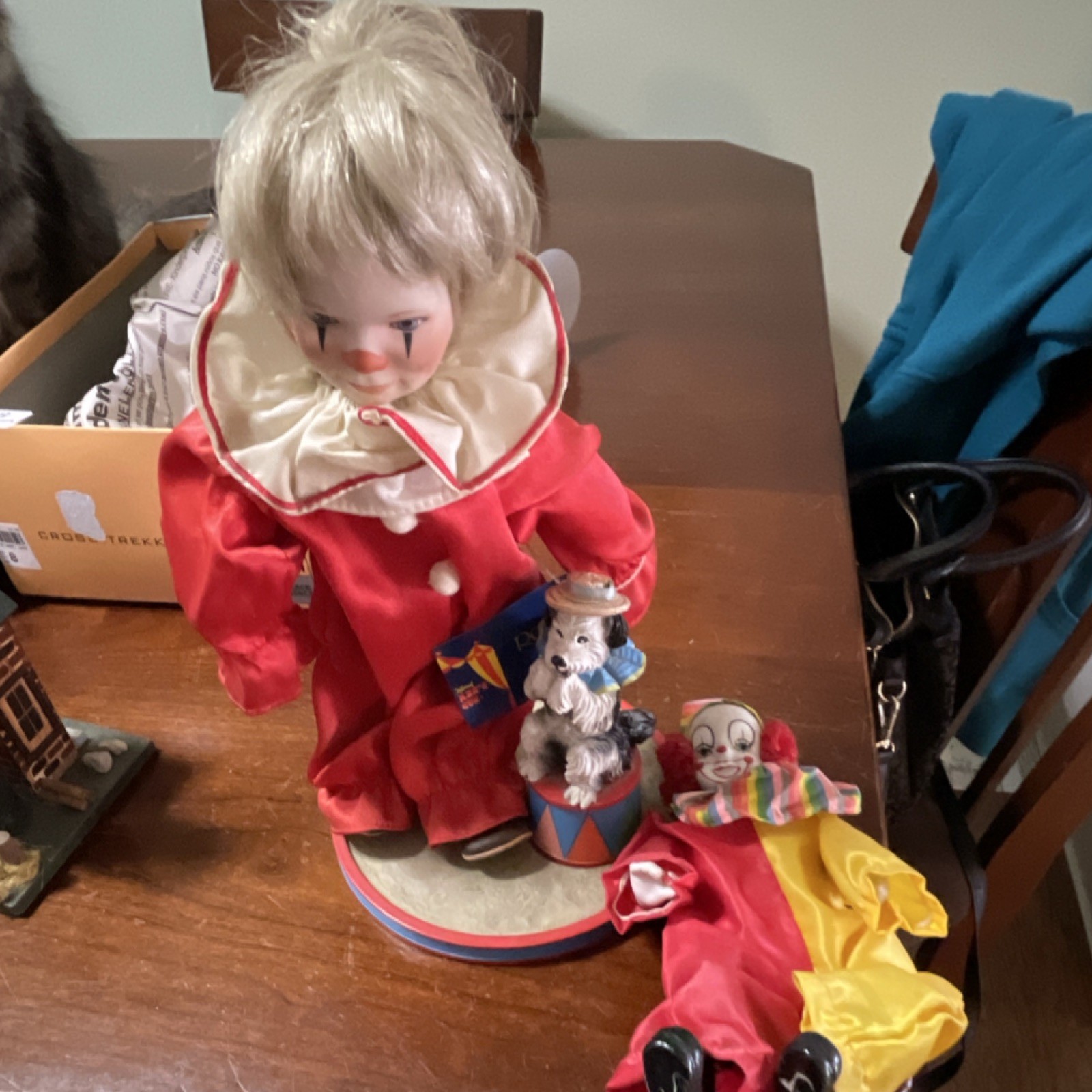 Edwin M. Knowles Tommy the Clown McClelland Children's Circus Doll 14in 1990