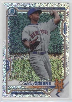 2021 Bowman Chrome Prospects Speckle Refractor 10/299 Isaiah Greene #BCP-62 wj2