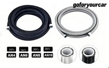 4an 6an 8an 10an Nylon Stainless Steel Ptfe Braided Fuel Hose Oil Gas Air Line 4an 6an 8an 10an Nylon Stainless Steel Ptfe Braided Fuel Hose Oil Gas Air Line