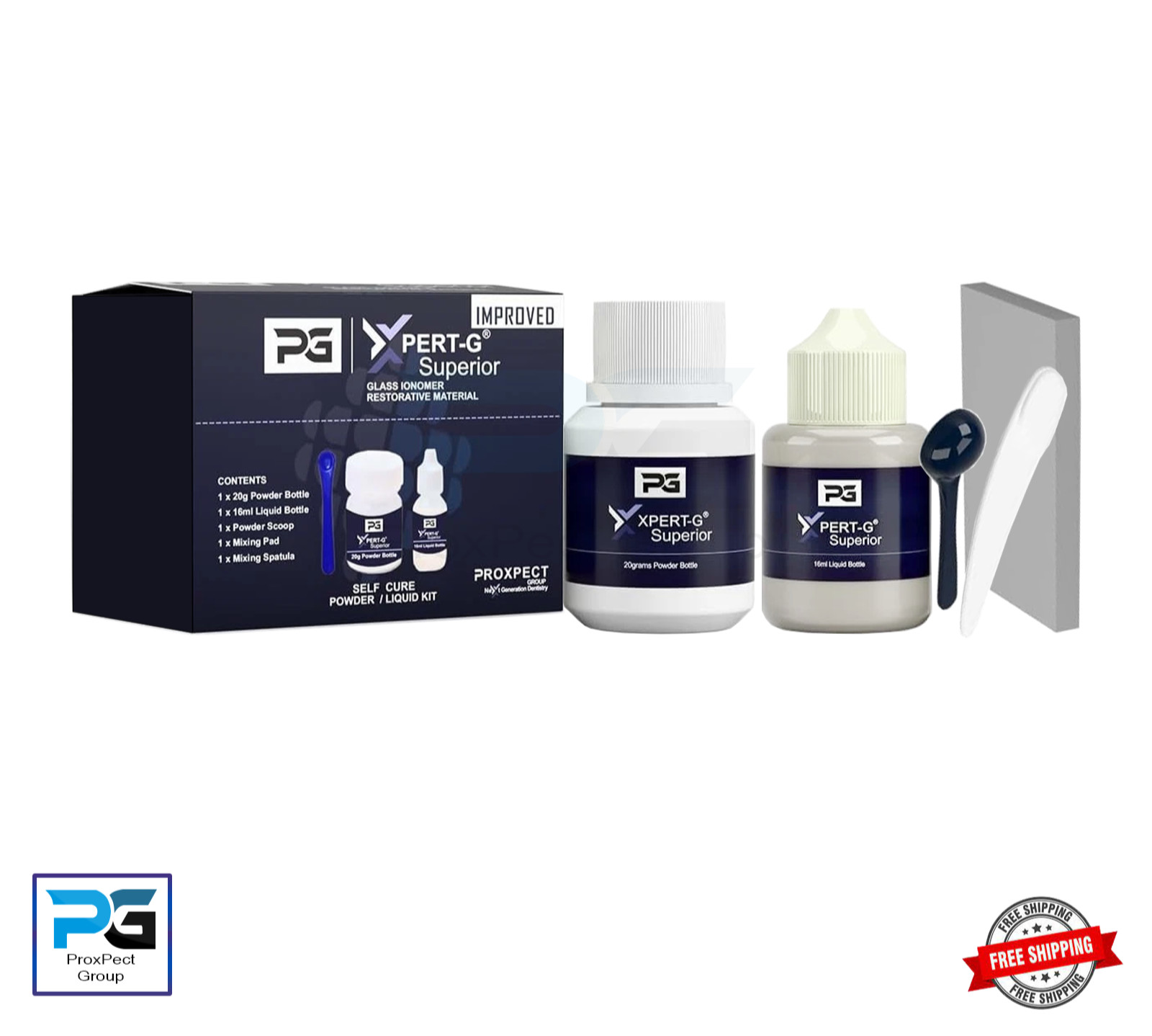 X-Pert Dental Strong Teeth Repair Cement Permanent Cavity Tooth Filling Kit
