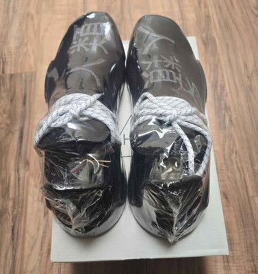 adidas Pharrell NMD Human Race Men s Black Lace-Up Low Top Boost GY0093