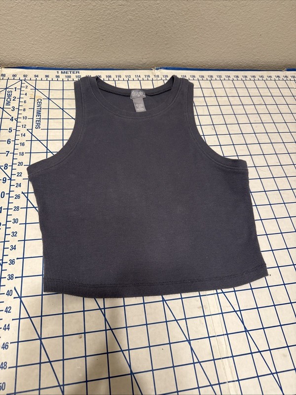 Tilly’s Grey Ribbed Tank Size Med. Used Good Condition
