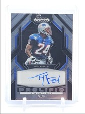 TY LAW 2025 PANINI PRIZM BLACK PROLIFIC AUTOGRAPH PATRIOTS AUTO Q0913