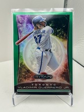 2020 Panini Chronicles - Titan Vladimir Guerrero Jr. #12 Green /50 Toronto.