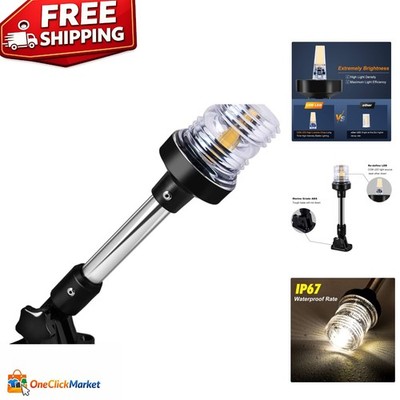 12 Inches Anchor Light Stern Light, White Navigation Lights for Boats LED