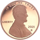 2021-S Lincoln Shield Cent Proof — photo from another recent sale