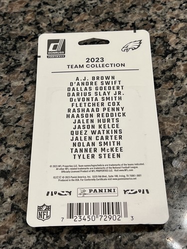 PHILADELPHIA EAGLES 2023 Panini Donruss Unopened Team Football Card Set HURTS - Picture 5 of 5