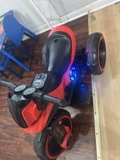 Kids Motorcycle Ride On Toy Spiderman 6V Rechargeable Battery