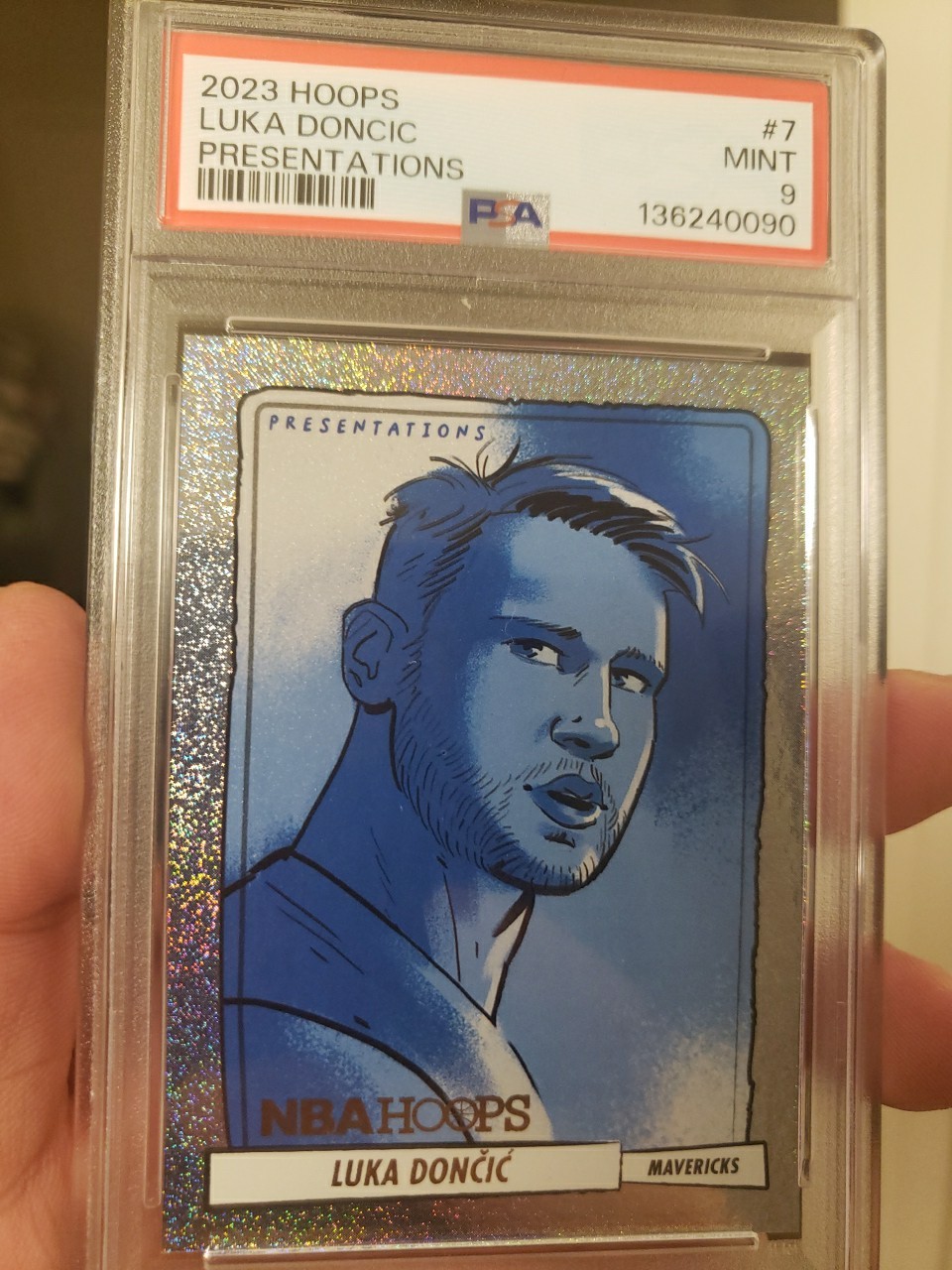 Luka Doncic 2023 NBA Hoops Presentations PSA 9 Lakers Mavericks Los Angeles