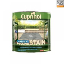 Cuprinol 5122408 Anti-Slip Decking Stain City Stone 2.5 Litre