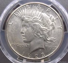 1923 "S" Peace SILVER Dollar $1 PCGS MS63 #230 Unc BU Uncirculated ECC&C, Inc.