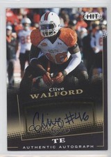 2015 Sage Hit Auto Black Clive Walford #A46 Auto 0l2