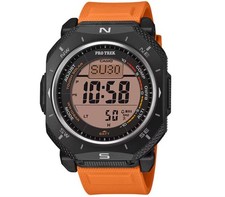 Casio Pro Trek PRG-69-4JF Tough Solar Triple Sensor Orange Digital Mens Watch