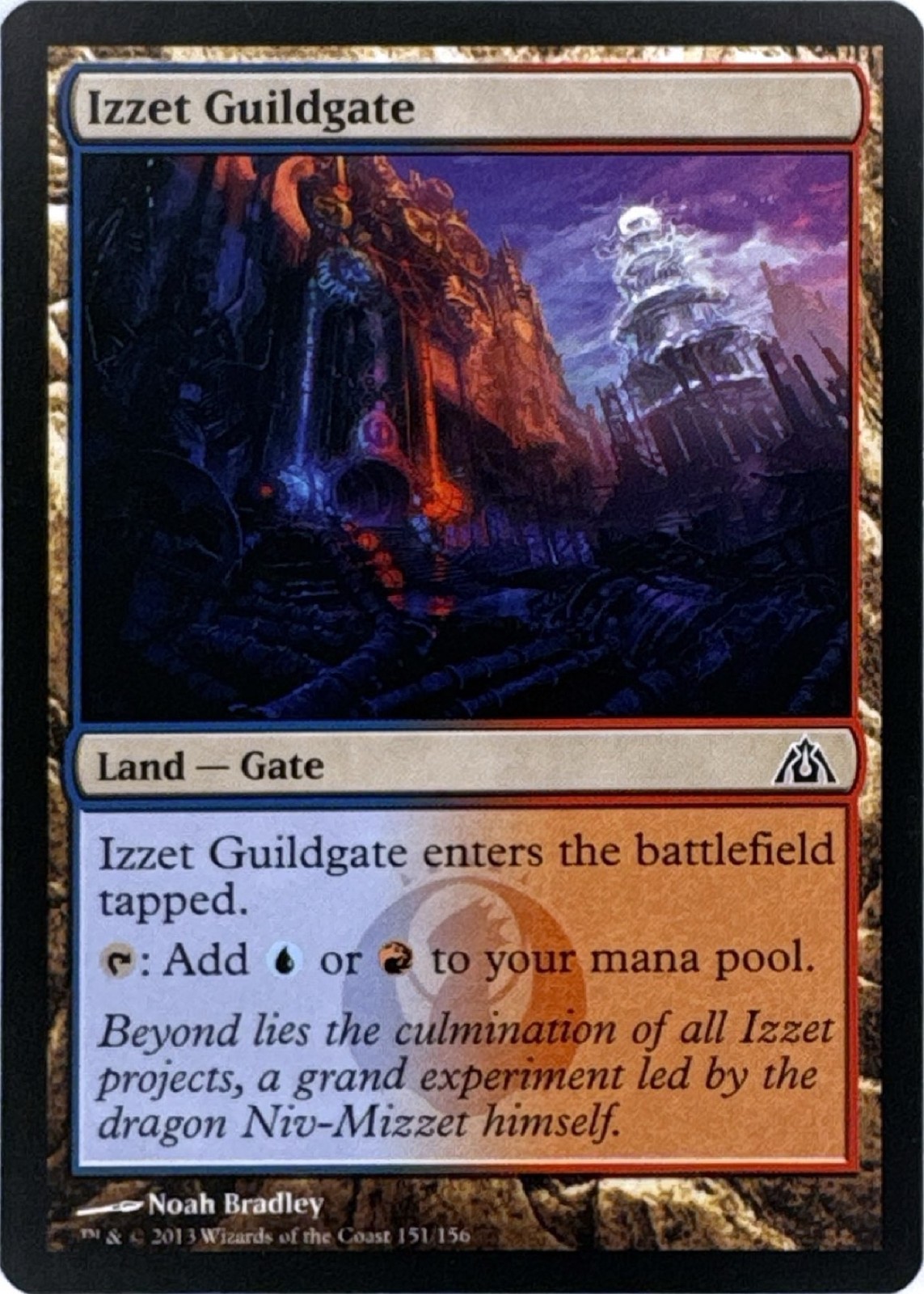 [B4G1] Izzet Guildgate (#151) - Dragon's Maze - MTG Magic: The Gathering - LP