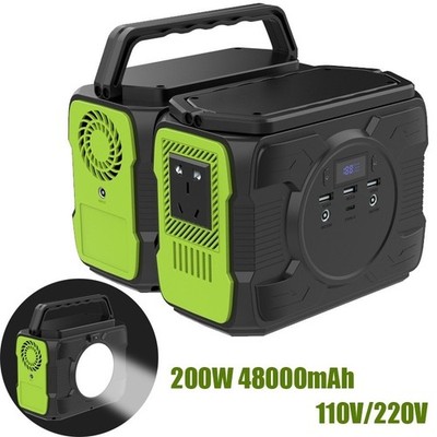 200W 48000mAh Portable Power Station   Generator Emergency   Backup #jd