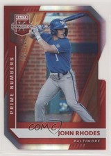 2021 Panini Elite Extra Edition Prime Numbers B Die-Cut 101/128 John Rhodes 0nr3