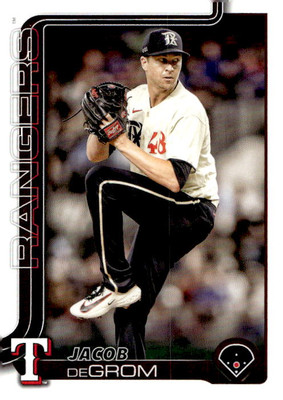 Jacob deGrom 2025 Topps Baseball (Series One) - #208 - Texas