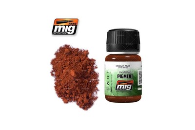 AMMO MIG JIMENEZ MEDIUM RUST FOR Rusty vehicles, exhaust pipes 35ml  (US IMPORT)
