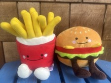MIMICOCO weighted Sensory Lap Plush Burger And Fries