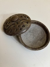Pan Car, Soapstone, Trinket, Or Incense Burner