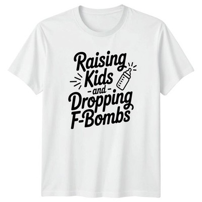 Raising Kids And Droping F Damen T-Shirt Neu Mama Mutterschaft Muttertag