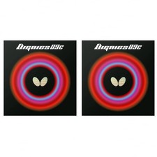 BUTTERFLY Dignics 09C Table Tennis Rubber Soft Inverter , Set of 2, Red