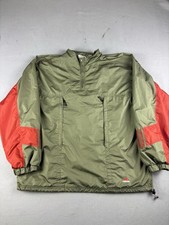 Vintage Adidas Windbreaker Adult Size XL Green Anorak Pullover Quarter Zip 90s