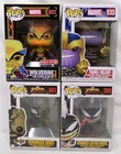 Funko Pop! Marvel Comics Lot Wolverine Groot Thanos Captain Marvel