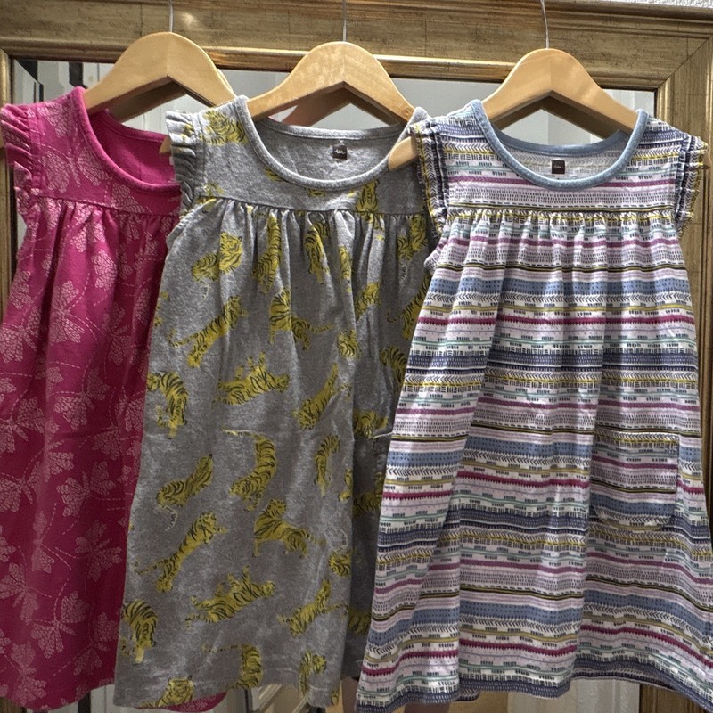 Lot of x3 - Tea Collection Summer Dresses - Size 4