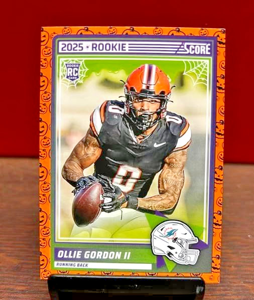 2025 Score A Treat Halloween #10 Ollie Gordon II (RC) - Miami Dolphins
