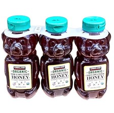 Kirkland Organic Raw Honey 24oz 3 Pack   Fresh Costco Stock   Exp 05/2027