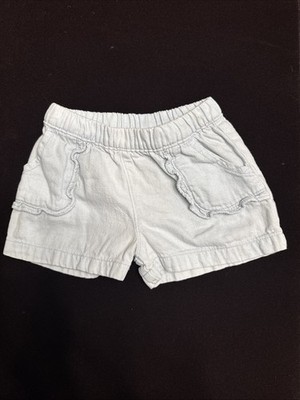 GARANIMALS BABY Girl Light Blue Shorts 100% Cotton 3-6 Months