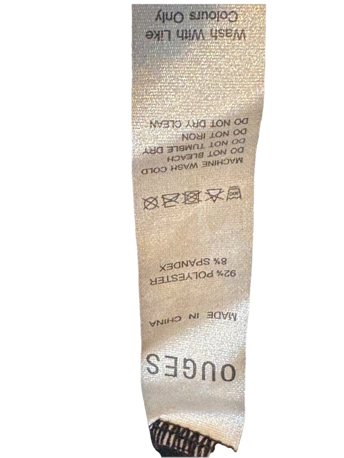 Women’s Ouges Black Cropped Size Medium Split Bac… - image 7