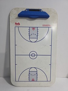 Healy Basketball Coach Clipboard Dry Erase Court Board – Used