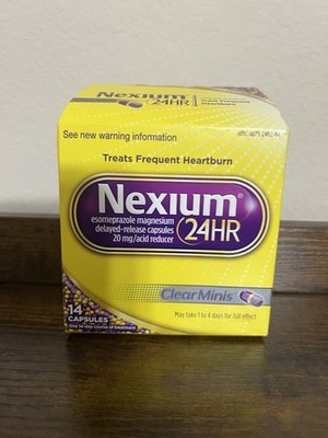 Nexium 24HR Delayed Release Heartburn Relief - 20 mg - 14 Clear Minis EXP: 05/27