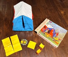VTG Barbie Camp-Out Tent Playset Accessories Box 4288 Near Complete 1972 Mattel