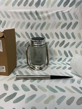 2 Pack Solar Fairy Lanterns for Outdoor Garden, LED, Frosted Glass, SEE DESCRIP