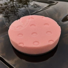 Lake Country Pink Heavy Polishing Pad 3.5 Inch x 0.875 Inch