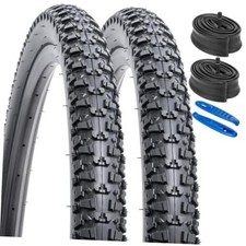 2-PCS 26" Mountain Bike Tires 26x2.10/52-559 and 26" Bike Tubes Y-1484