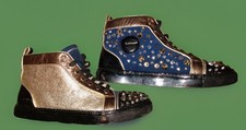 Jump ️ Casual Shoes  Gold Studded Spikes Me...