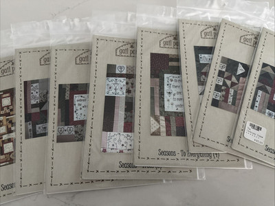 Gail Pan Designs - Seasons Quilt Blocks set of 8 Patterns  - Complete