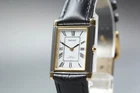 [Near MINT] Vintage SEIKO 7320-5860 Gold Square Quartz  Watch From JAPAN