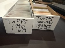 1990 Topps (792) & Topps Traded (132) MLB Card complete Ryan, Williams